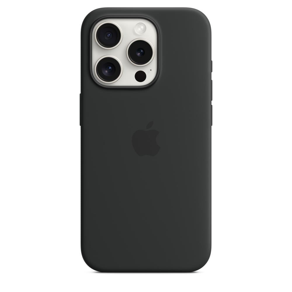 GENUINE APPLE SILICON CASE IPHONE 15 PRO BLACK MAGSAFE